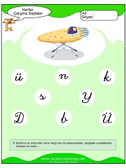 Ü Sesi Çalışma Sayfaları